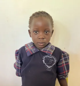 Name: Nayiga DeborahAge: 4Gender: GirlChild ID: UJ25ED0016